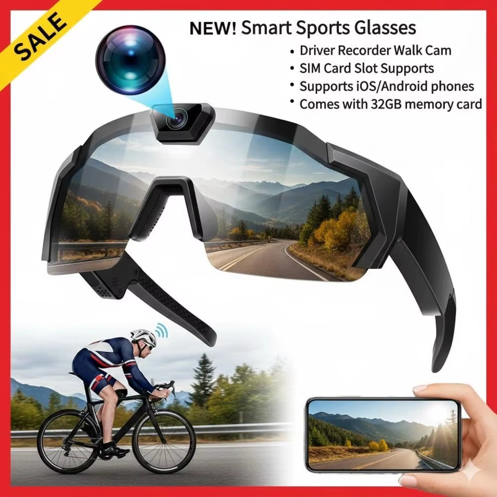 Smart POV Video Recording Glasses
